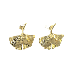 Arracada chunky - pendiente chapa de oro