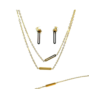 Set acero eslabones largos acero inoxidable