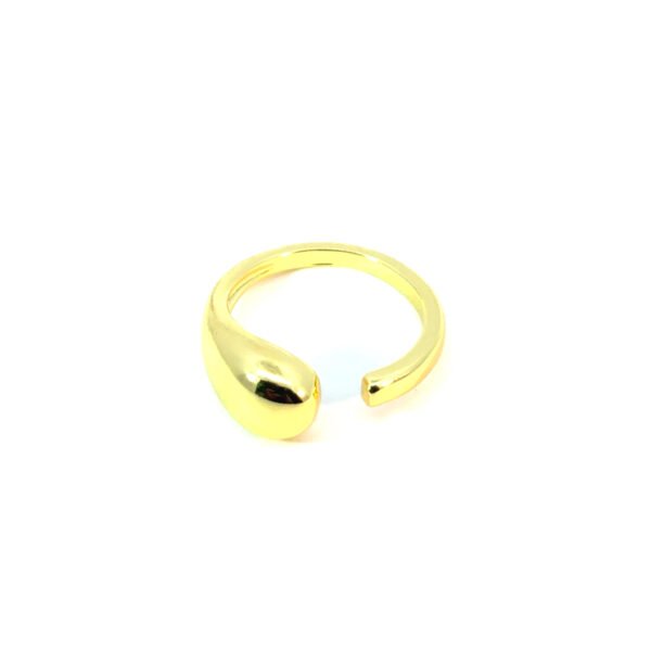 Anillo liso de gota