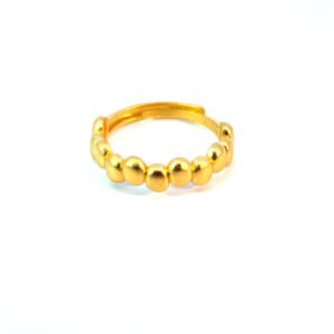 Anillo con bolitas