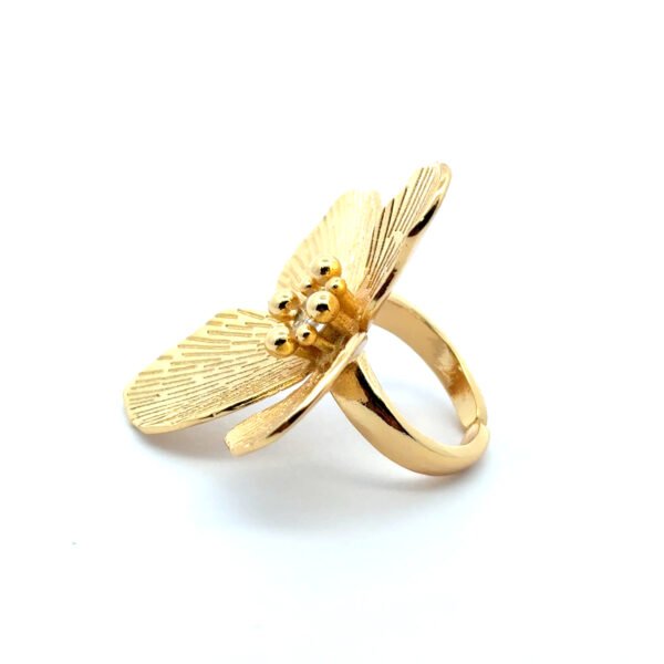 Anillo de flor 4 petalos - Image 2