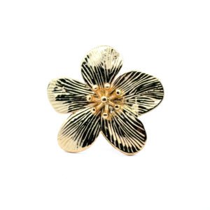 Anillo chunky de flor