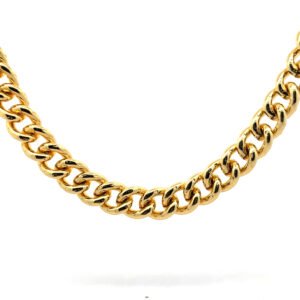 Collar largo de eslabones gruesas