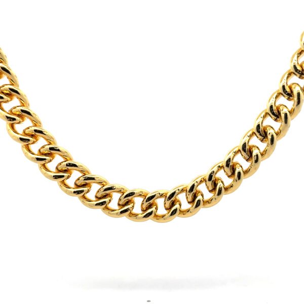 Collar largo de eslabones gruesas