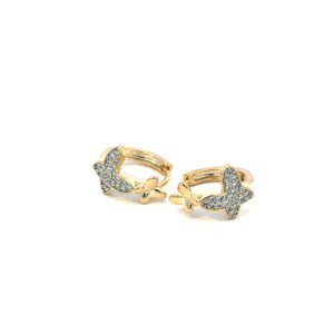 Huggie doble mariposa