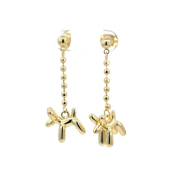 Arete  largo perro globo - Image 2