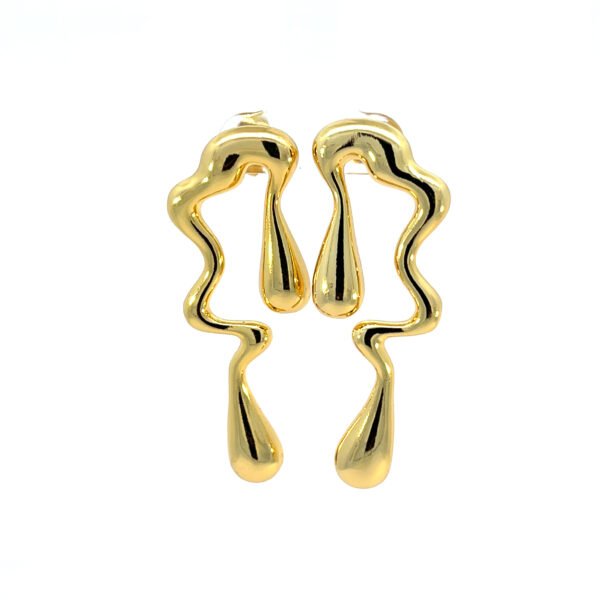 Arete gota larga asimetrica - Image 2