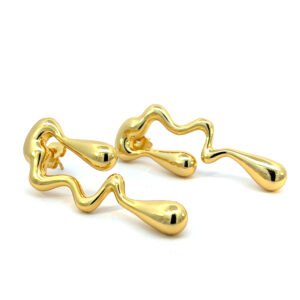 Arete gota larga asimetrica