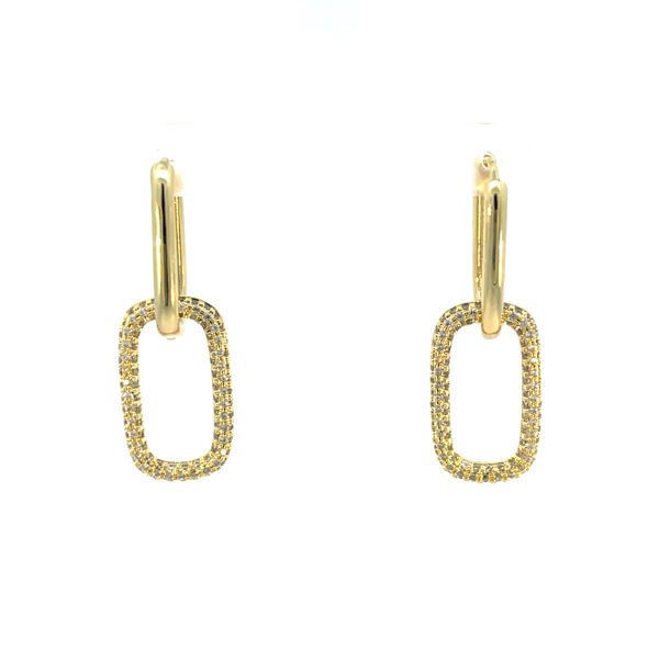 Arete eslabón zirconias