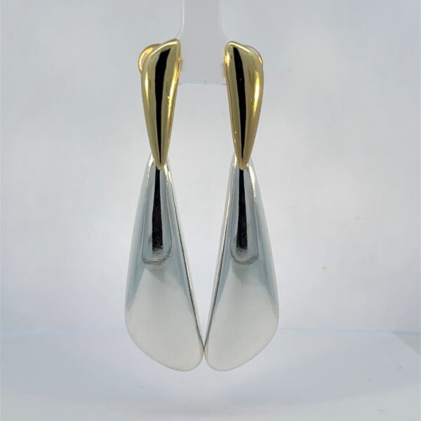 Arete largo bicolor - Image 2
