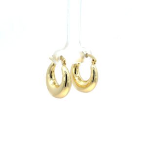 Arracada media luna chunky