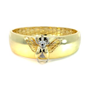 Brazalete chunky con escarabajo