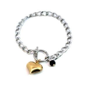 Pulsera acero eslabones