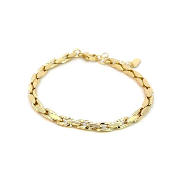 Pulsera de tejido rectangular