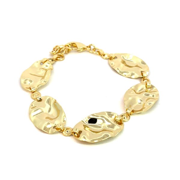 Pulsera de ovalos con textura
