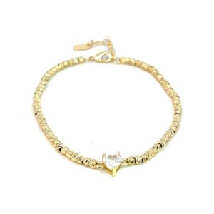 Pulsera de bolas diamantadas