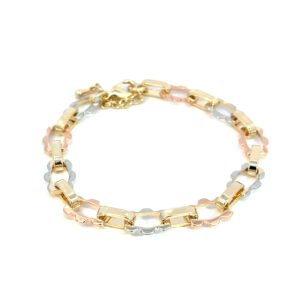 Pulsera tipo engrane florentino