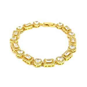 Pulsera elegante con zirconias