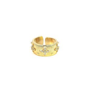 Anillo ajustable con destellos