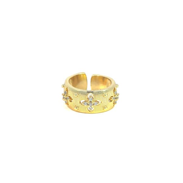 Anillo ajustable con destellos