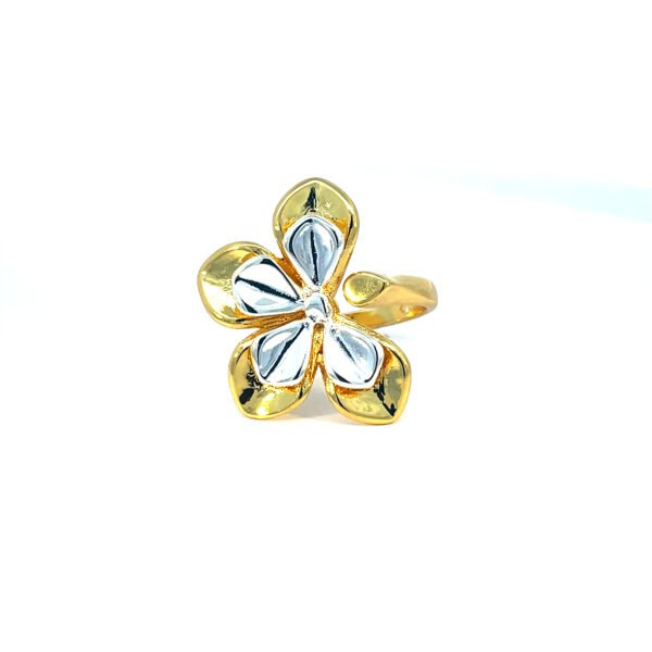 Anillo flor ajustable - Image 2