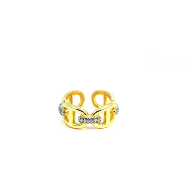 Anillo ajustable tipo cadena